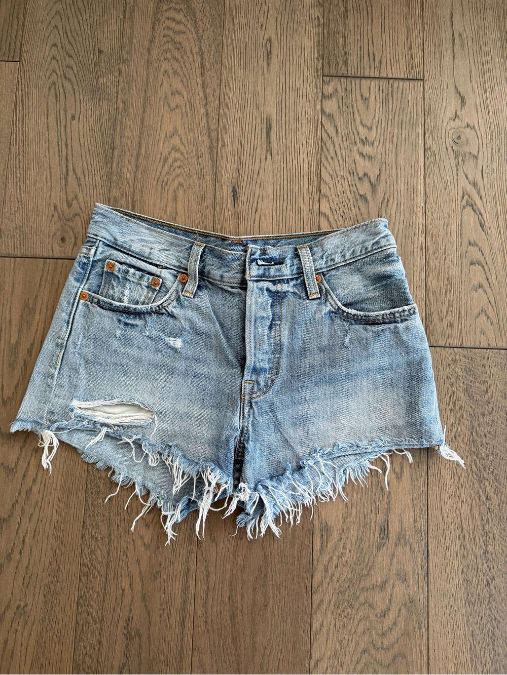 Levi’s Distressed Women’s Denim Shorts